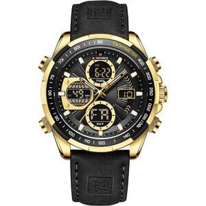 NEW Black/Gold Luxury Fashion Watch